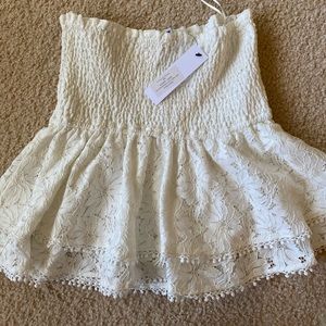 NWT Vici strapless top M